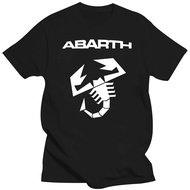 Men's short sleeves Abarth Scorpion Logo T Shirt 100 Cotton Tees Tshirt Italy Classic Clothes Short 