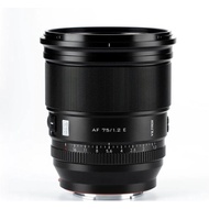 SONY Wholesale Viltrox 75mm F1.2 E-Mount Lens Af 75mm F1.2 Lens Official Warranty