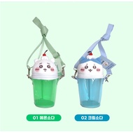[Official Chiikawa Korea] Melon Soda & Cream Soda Pouch Plush + Clear Itabag  Hachiware Plush Bag / 