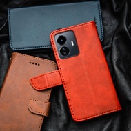 For Vivo Y77 5G Y77e iQOO Z6 Lite V2166BA V2169 I2208 Premium Leather Flip-Top Phone Case Cover Wall