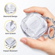 HOT Diamond Case For Samsung Galaxy Buds Pro 2 Live Hard Cover with Keychain For Galaxy Buds2 Buds P