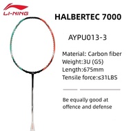 Li Ning HALBERTEC 7000 (3U/4U) Green Orange All Carbon Fiber High Elastic Professional Badminton Ra