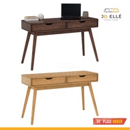 Jo ELLE - Lancet Console Table / Solid Oak Wood Side Table /Meja Tepi