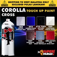 TOYOTA COROLLA CROSS  🚗 DIY Touch Up Paint Aikka Spray 370ml 0.5L 1L Cat Spray, Kereta Toyota 补漆,Aer