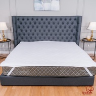 Mattress Protector / Mattress Topper. Quilted. Elastic on all 4 Corners to fit up to 25cm Mattress.