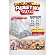 MERAH OPP Plastic Glue Standard Thickness 26 Micron Contents 100 pcs – Red SealBENING (9x21 10x21 11