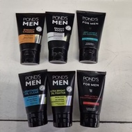 Pond's Ponds Men face wash men's facial wash 100gr Energy Charge Bright Boost/ Anti Acne Oil Control