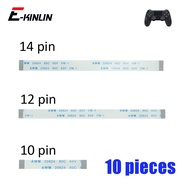 10 Pieces 12Pin 14Pin Charging Board Power Switch Cable 10Pin Touch Pad Flex Ribbon Cable For Sony Playstation 4 PS4 Controller