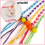 ORIENTLIIY Pet Cage Leash, 1.4m Adjustable Pet Hamster Leash, Nylon Walking Leash Rat Mouse Hamster