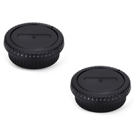 2-Pack Body Cap Cover and Rear Lens Cap Kit for Canon EOS Rebel T6 T7 T5 T4i T5i T6i T6s T7i T8i SL1