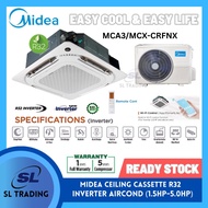 [INSTALLATION] MIDEA MCA3/MCX-CRFNX (INVERTER) R32 CASSETTE TYPE AIRCOND (1.5HP, 2.0HP, 2.5HP, 3.0HP, 4.0HP, 5.0HP)