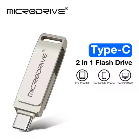 2 in 1 OTG Type C to Lightning Flash Pen Drive Usb 3.0 32GB 64GB 128GB 256G 512G Memory Stick usb C 