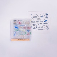 TO-MEI HAN THX Message - 可剝落的透明感光材料印章