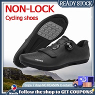 COD 【Readystock】Men Cycling Shoes Non-locking Rubber Sole Road bike shoes non cleats mountain bike shoes