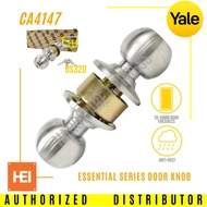 YALE Essential Series Stainless Knobset Door Knob Lock CA4147 US32D in BOX