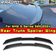 premium-Car Rear Wing Rear Trunk Spoiler Diffuser Protector For BMW 5 Series G60 2024 Body Kit Car A