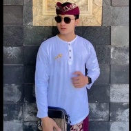 baju kaos lengan panjang pria adat bali