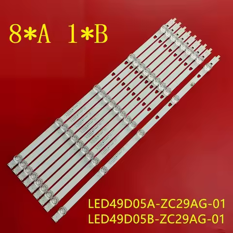 LED Backlight strip for LED49D05A-ZC23AG-03 LS50A51 U50H3 LED49D05B-ZC29AG-01 08 11 V500DJ6-QE1 50C6