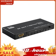 8K -Compatible 2.0 5 in 1 Out Switch Splitter 120Hz 5-Port HD 4K 120Hz Splitter -Compatible Switcher