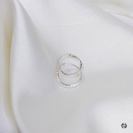 Earring Hoop Corak Leper Silver 925