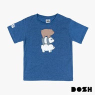 DOSH-UT KIDS T-SHIRTS WE BARE BEARS เสื้อยืดคอกลมเด็ก FLWBBT5001-BU