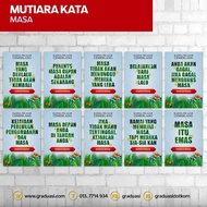 Poster Banner Mutiara Kata untuk Keceriaan Kelas dan sekolah , 10 pcs #qts