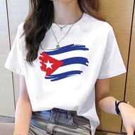 Cuba Teen Summer T-Shirt - Vintage Gothic Anime Baddie Grunge Style