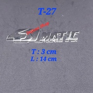 Emblem Logo Sticker Sticker Symbol Symbol 4Matic 4 Matic. 4 Automatic. Universal Krum
