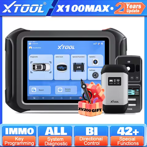 XTOOL X100 MAX Key Programmer All Key Lost All System Diagnostic Tools ECU Coding Topology Map DoIP 