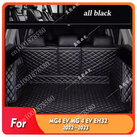 Car Rear Trunk Mats For MG4 EV MG 4 EV EH32 2022~2023 Electric Hatchback Waterproof Protective Pads