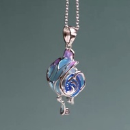 < Yuanshen > Water God Eye Pendant Necklace Anime Game Peripheral Derivative Fan Impression Clavicle