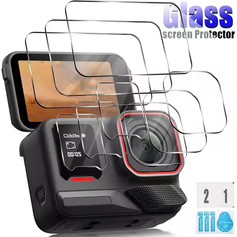 Tempered Glass for Insta360 Ace Pro 2 Screen Protector Camera Lens Protector Glass Film for Insta 36