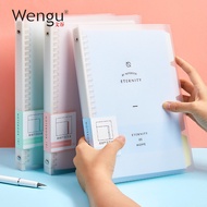 Pandon Stationery PD1 WG1 B5 Cute pp Classification Loose-leaf Notebook Candy Color Student Notepad 