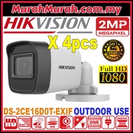 HIK HIKVISION 2.0MP 1080P Full HD Outdoor IR Bullet 2MP Camera x4 pcs (4 IN 1)  DS-2CE16D0T-EXIF Sup