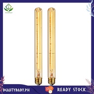 [beautybaby.ph] LED Tubular Decorative Light Bulb E27 40W Retro Light Bulb Dimmable Virtual Filament