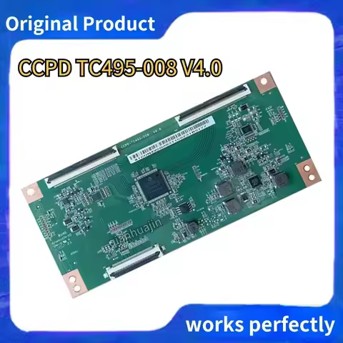 Original TC495-008 T-CON with screen CC500PV5D PV7D 50-inch TV logic board CCPD-TC495-008 V4.0 CCPD 