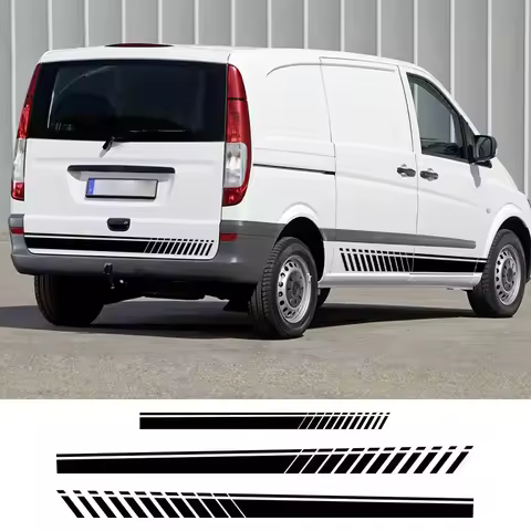 Car Stickers Camper Van Vinyl Decals Tuning Accessories For Mercedes Benz Vito V Class Viano W638 W6