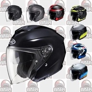 CHEAPEST - HJC i30 Half face Helmet Matt Black - White - Black - N Grey