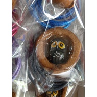 Seed Art Creation: 3D Gel Necklace, Owl Is Stone Painting