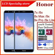 Original For Honor 7X 8X 8X Max 9X 9X Pro 9X Lite LCD Display Touch Screen Replacement
