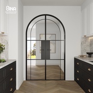 Luxury Arched French Door 4 x 8 (Feet) | Modern Arch Glass Door  | Custom Design & Size Available