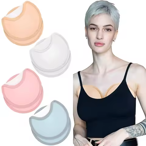 2pcs Castor Oil Breast Pads Reusable Castor Oil Pack Compress for Women Daily Use Soft Organic Cotto