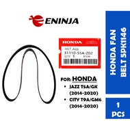 【100% ORIGINAL】HONDA Fan Belt 5PK1146 For Honda City T9A GM6/ Jazz T5A GK (31110-55A-Z02)