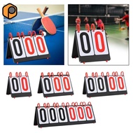 prettyia Scoreboard Score Counter Multisport Scoreboard Flip Scoreboard Tennis Badminton Ball Scoreb