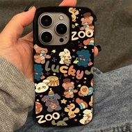 Sarung Telefon iPhone 15 Pro Max Haiwan Apple 13/14/16/11 Sarung Lembut 12/7P/8P Premium XR/XS*WJ # 