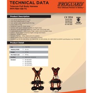 Proguard Telecom Full Body Harness PFP-FBH-138-TC
