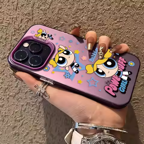 Cartoon The P-Powerpuff Girls Case For HUAWEI MATE 40 50 P40 NOVA 7 10 11 HONOR 50 70 90 200 X6B X7B