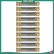 [HellerySG] 10pcs Purse Or Glasses Case Flex Frame Internal Flex Spring Clip Bronze 8cm