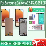 Original For Samsung Galaxy A32 4G  A325 A325F SM-A325F SM-A325F/DS SM-A325M LCD Display Screen With