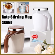 380ML Auto Stirring Mug Rechargeable Self Stirring Mug Coffee Cup Stainless Steel Auto Mix Mug Cawan